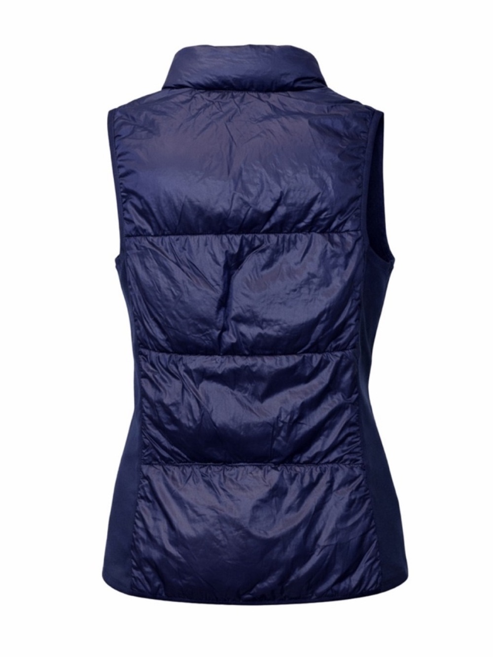 Fabletics Elliot Packable Puffer Vest Deep Navy Lightweight Size M - Picture 7 of 9